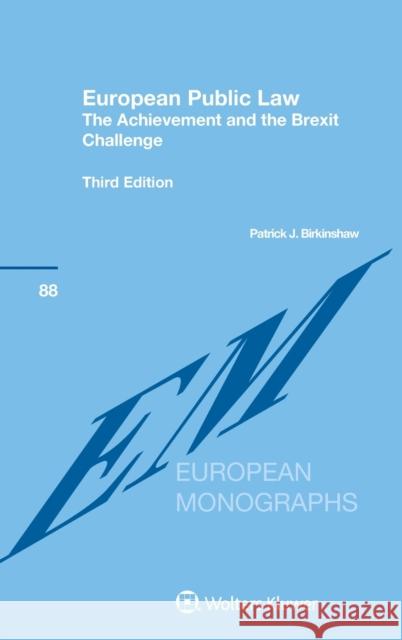 European Public Law: The Achievement and the Brexit Challenge