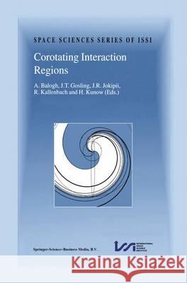 Corotating Interaction Regions: Proceedings of an ISSI Workshop 6–13 June 1998, Bern, Switzerland