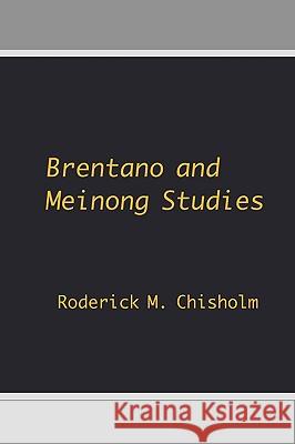 Brentano and Meinong Studies