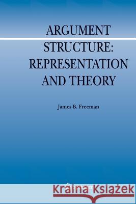 Argument Structure:: Representation and Theory