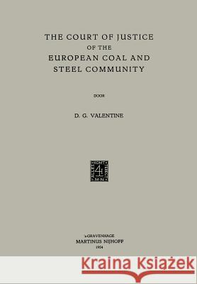 The Court of Justice of the European Coal and Steel Community