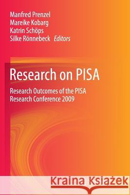 Research on Pisa: Research Outcomes of the Pisa Research Conference 2009