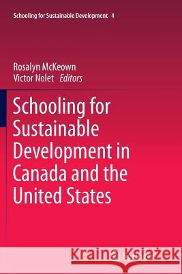 Schooling for Sustainable Development in Canada and the United States