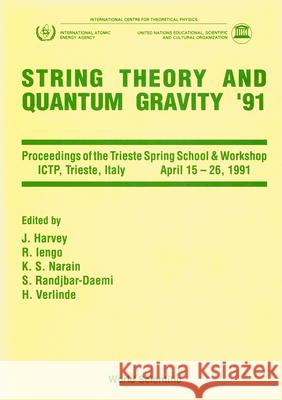 String Theory and Quantum Gravity '91 - Proceedings of the Trieste Spring School and Workshop