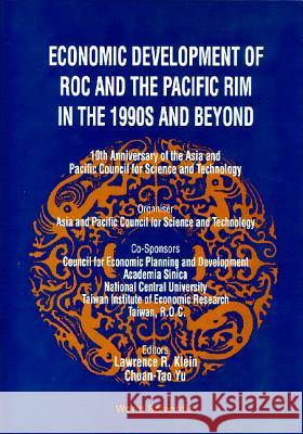 Economic Development Of Roc And The Pacific Rim In The 1990s And Beyond