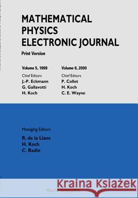 Mathematical Physics Electronic Journal - Print Version (Volumes 5 and 6)