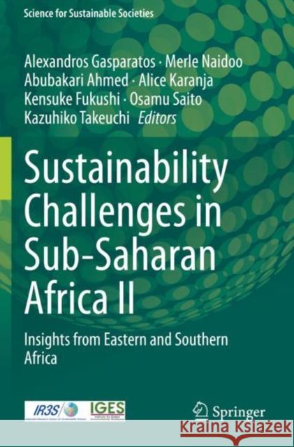 Sustainability Challenges in Sub-Saharan Africa II: Insights from Eastern and Southern Africa