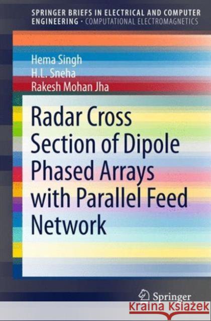 Radar Cross Section of Dipole Phased Arrays with Parallel Feed Network