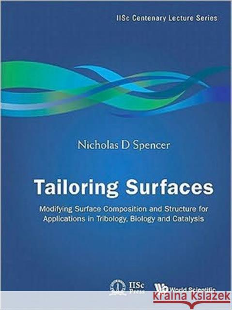 Tailoring Surfaces: Modifying Surface Composition and Structure for Applications in Tribology, Biology and Catalysis