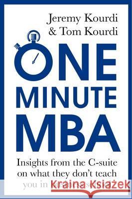 One Minute MBA