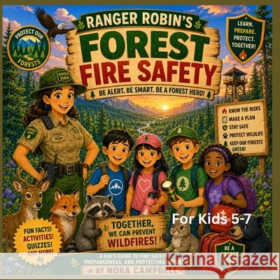 Ranger Robin's Forest Fire Safety: A Kids Guide to Fire Safety, Preparedness, and Protecting Nature Ages 5-7