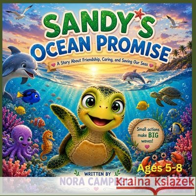 Sandy's Ocean Promise: A Story About Friendship, Caring, and Saving Our Seas Ages 5-8