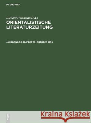 Oktober 1955 No Contributor 9783112593417 De Gruyter - książka