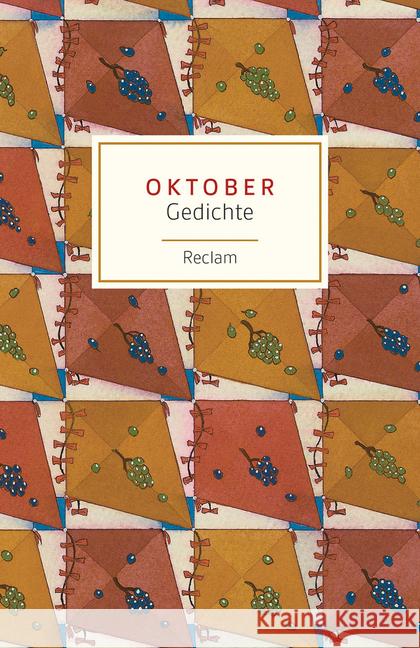 Oktober : Gedichte  9783150191200 Reclam, Ditzingen - książka