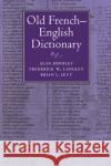 Old French-English Dictionary Alan Hindley A. Hindley Frederick W. Langley 9780521345644 Cambridge University Press