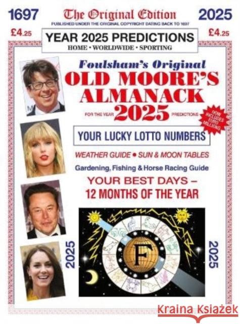 Old Moore's Almanac 2025 Francis Moore 9780572048488 W Foulsham & CO LTD - książka
