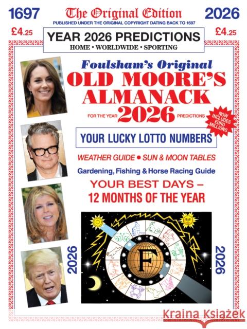 Old Moore's Almanack 2026 Francis Moore 9780572048600 W Foulsham & Co Ltd - książka