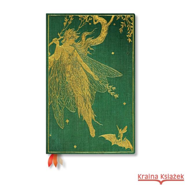 Olive Fairy (Lang’s Fairy Books) Maxi Dot-Grid Hardback Journal (Elastic Band Closure) Paperblanks 9781439796450 Paperblanks - książka