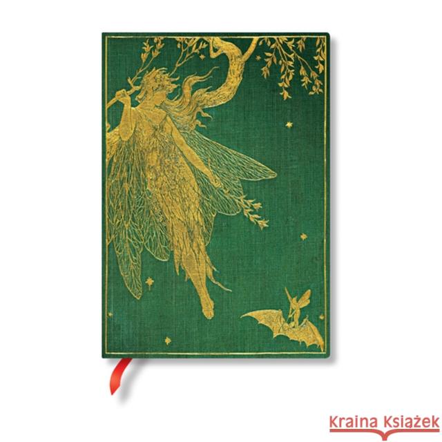 Olive Fairy (Lang’s Fairy Books) Midi Lined Softcover Flexi Journal (Elastic Band Closure) Paperblanks 9781439796412 Paperblanks - książka