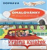 Omalovánky A4 se samolepkami Doprava  8595593845043 Jiri models - książka
