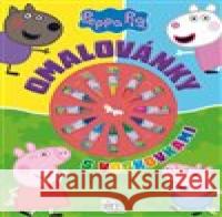Omalovánky s voskovkami Prasátko Peppa  8595593844688 Jiri models - książka