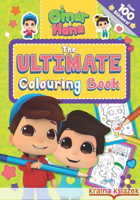 Omar & Hana The Ultimate Colouring Book  9781914364037 Salam Books - książka