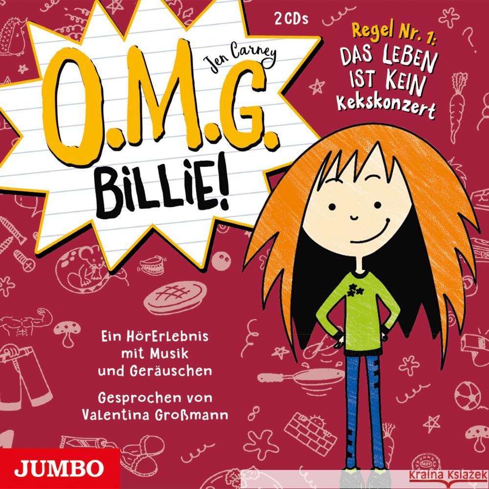 O.M.G. Billie!, 2 Audio-CD Carney, Jen 9783833744372 Jumbo Neue Medien - książka