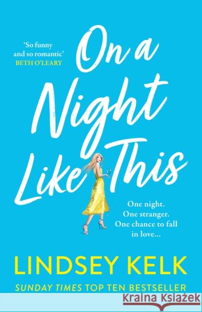 On a Night Like This Lindsey Kelk 9780008407810 HarperCollins Publishers - książka