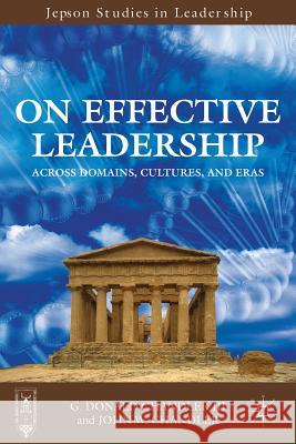 On Effective Leadership: Across Domains, Cultures, and Eras Chandler, G. 9781137300690 PALGRAVE MACMILLAN - książka