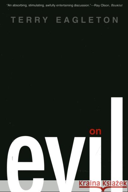 On Evil Terry Eagleton 9780300171259  - książka