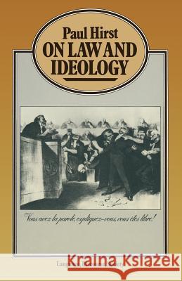 On Law and Ideology Hirst Paul Q 9780333259504 Palgrave MacMillan - książka