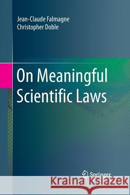 On Meaningful Scientific Laws Jean-Claude Falmagne Christopher Doble 9783662516386 Springer - książka