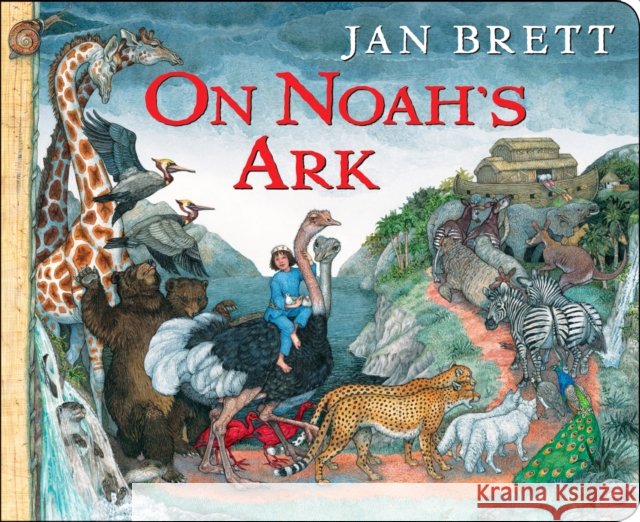 On Noah's Ark Jan Brett 9780399252204 Penguin Putnam Inc - książka