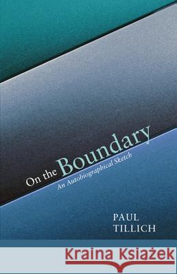 On the Boundary Paul Tillich 9781620322925 Wipf & Stock Publishers - książka
