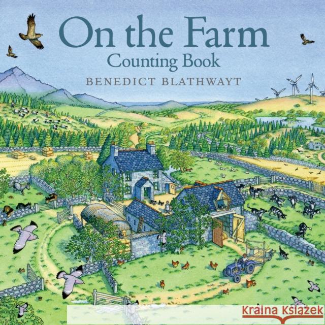 On the Farm: Counting Book Benedict Blathwayt 9781780279107 Birlinn General - książka