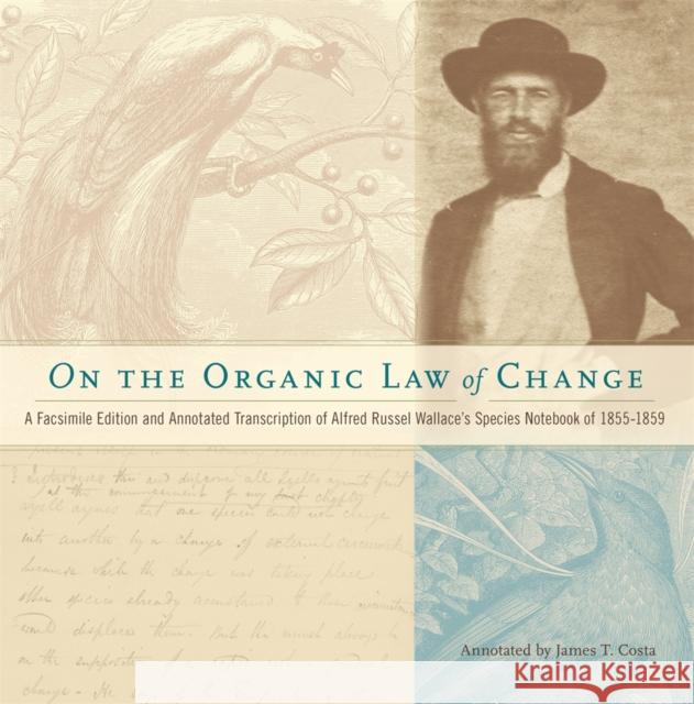 On the Organic Law of Change: A Facsimile Edition and Annotated Transcription of Alfred Russel Wallace's Species Notebook of 1855-1859 Wallace, Alfred Russel 9780674724884  - książka