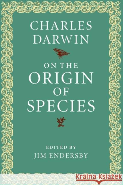 On the Origin of Species Charles Darwin Jim Endersby 9781316610206 Cambridge University Press - książka