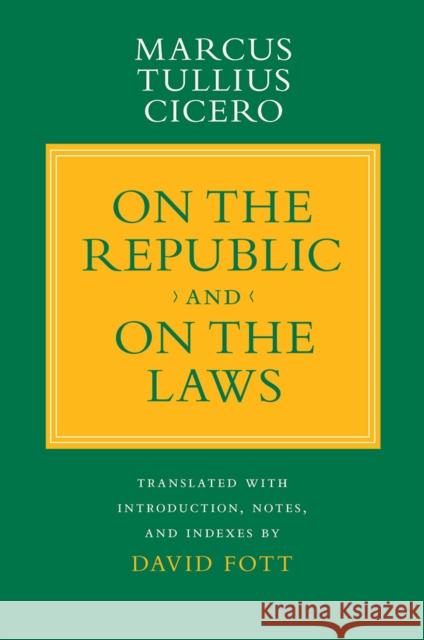 On the Republic and On the Laws Cicero, Marcus Tullius 9780801452239 Cornell University Press - książka