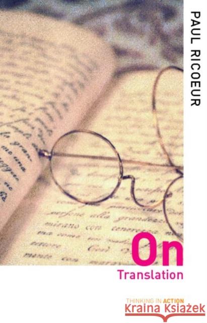 On Translation Paul Ricoeur 9780415357784  - książka