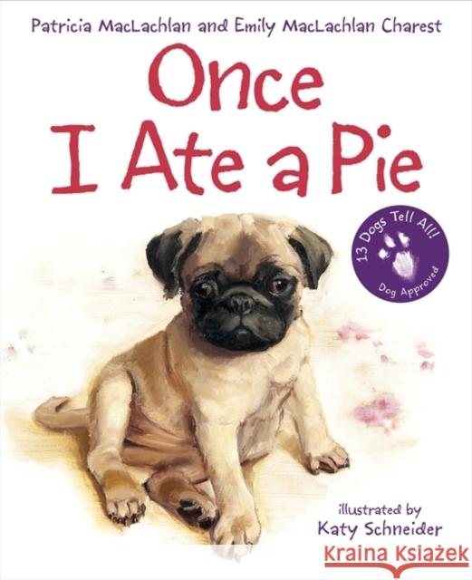 Once I Ate a Pie Patricia MacLachlan Emily MacLachlan Charest Katy Schneider 9780060735333 HarperCollins - książka