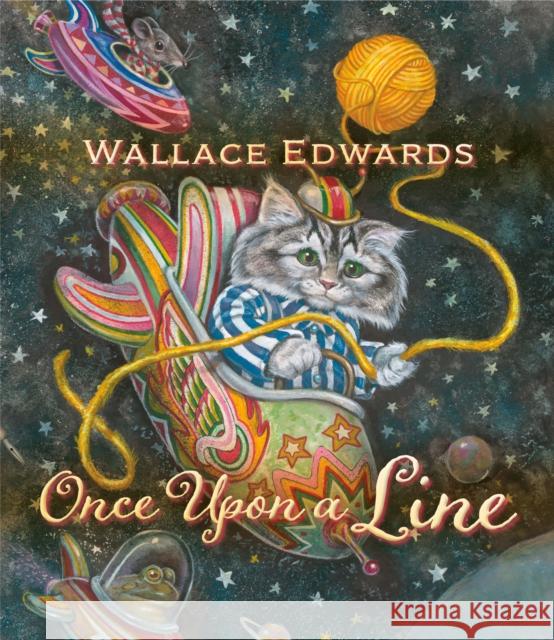 Once Upon a Line Wallace Edwards 9781927485781 Pajama Press - książka