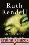 One Across, Two Down Ruth Rendell 9780375704949 Vintage Books USA