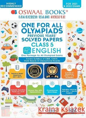 One for All Olympiad Previous Years' Solved Papers: English Class 5 Oswaal Editorial Board   9789354234439 Oswaal Books - książka