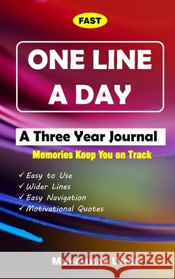 One Line a Day - A Three Year Journal Muhammad Umar 9781794758094 Lulu.com - książka