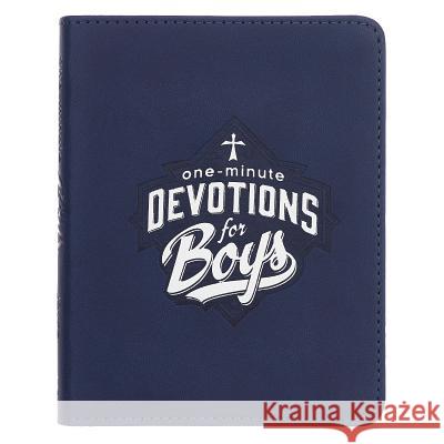 One-Min Devotions for Boys Lux-Leather O'Neal Jayce 9781432117238 Christian Art Gifts Inc - książka