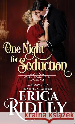 One Night for Seduction Erica Ridley 9781943794423 Intrepid Reads - książka