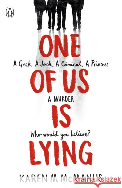 One of Us Is Lying Karen M. McManus 9780141375632 Penguin Random House Children's UK - książka