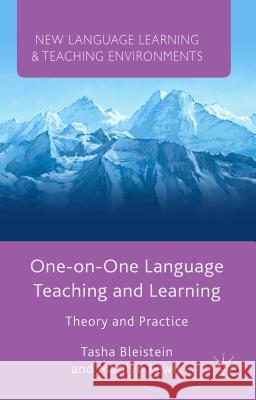 One-On-One Language Teaching and Learning: Theory and Practice Bleistein, T. 9781137413321 Palgrave MacMillan - książka