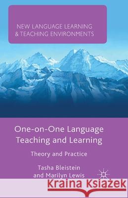 One-On-One Language Teaching and Learning: Theory and Practice Bleistein, T. 9781349489923 Palgrave Macmillan - książka