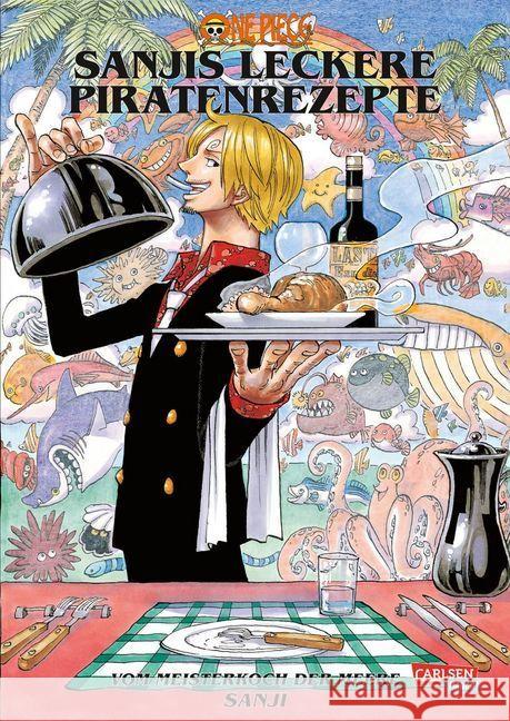 One Piece - Sanjis leckere Piratenrezepte Oda, Eiichiro 9783551751805 Carlsen - książka